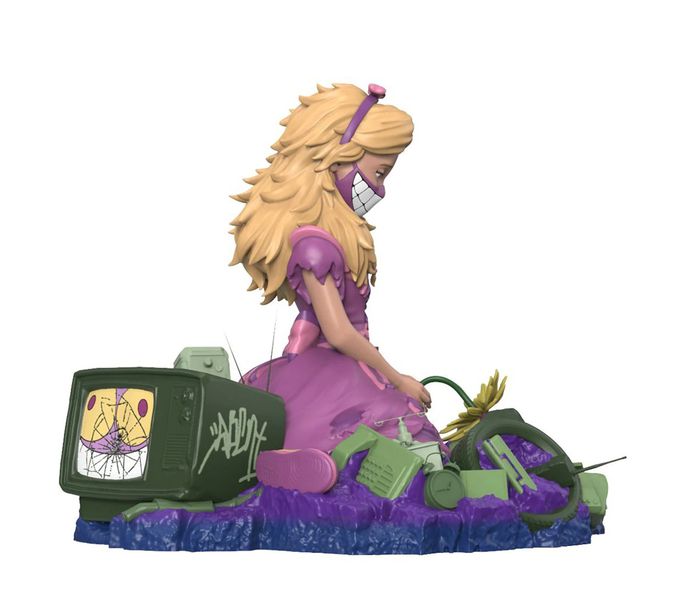 Фигурка Alice in Wasteland by ABCNT Acid Edition Exclusive светится в темноте изображение 3
