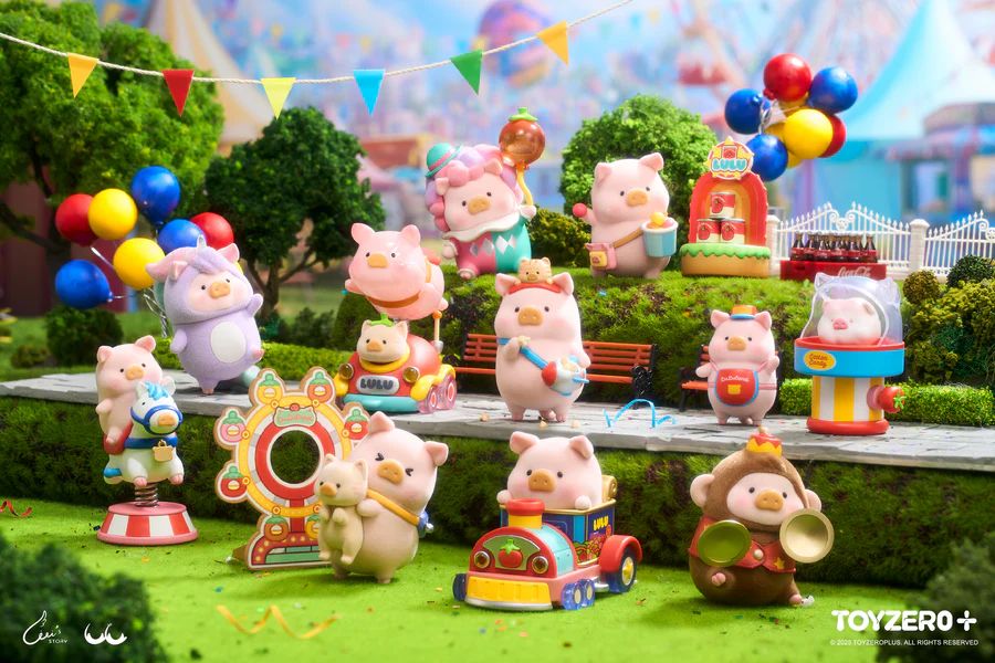Случайная фигурка Свинка Лулу - LuLu the Piggy LuLuLand Series 6 см лицензия