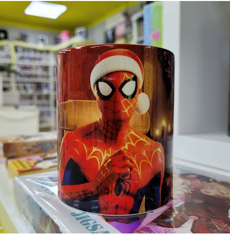 Кружка Человек-Паук Новогодний (Spider-Man)
