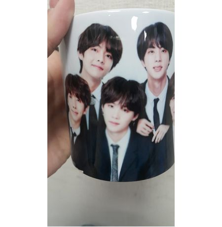 Кружка BTS в костюмах, K-pop, 350 мл УЦЕНКА изображение 2