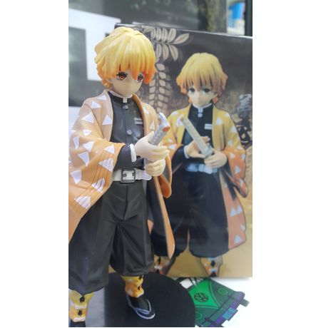 Фигурка Клинок рассекающий демонов - Зеницу Агацума (Demon Slayer Kimetsu no Yaiba) 18 см УЦЕНКА изображение 2