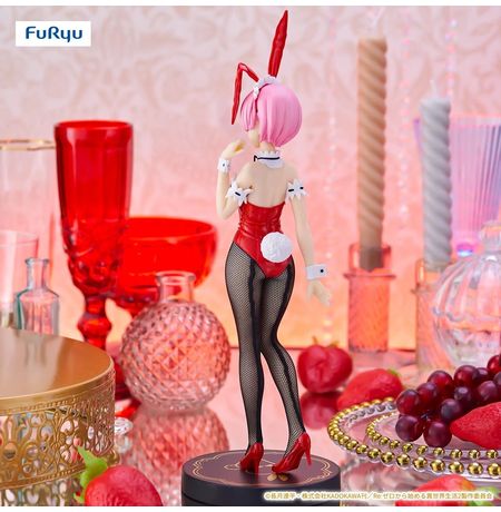 Фигурка Рам - Жизнь с нуля (Re:Zero - Ram Red Color Version BiCute Bunnies) 30 см лицензия изображение 2
