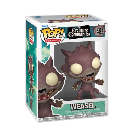 Фигурка Funko POP! Ласка — Монстры-коммандос (Weasel №1482), 10,3 см изображение 2
