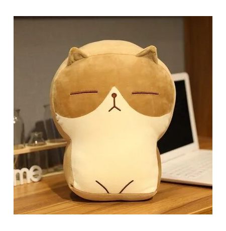 Мягкая игрушка Кот Хлеб трогательная, бежевый