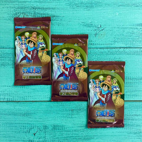 Коллекционные карточки One Piece Категория А+ Набор из 3 бустеров (Большой Куш) изображение 3