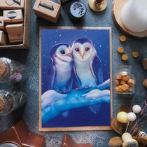 Открытка Совушки