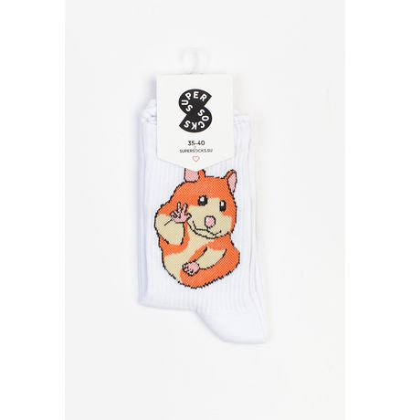 Носки SUPER SOCKS Хомячок (размер 35-40)