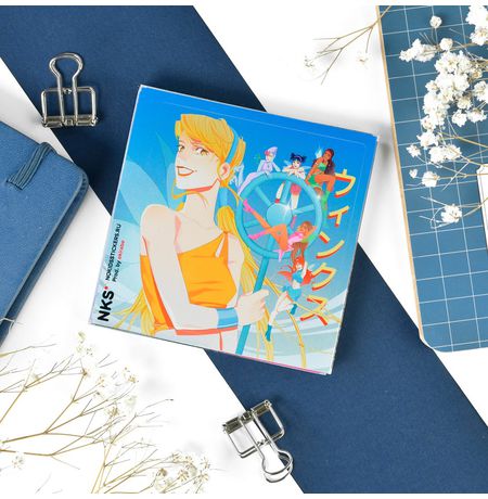 Наклейка Винкс - Стелла со скипетром (Winx), стикер NKS card