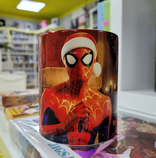 Кружка Человек-Паук Новогодний (Spider-Man)