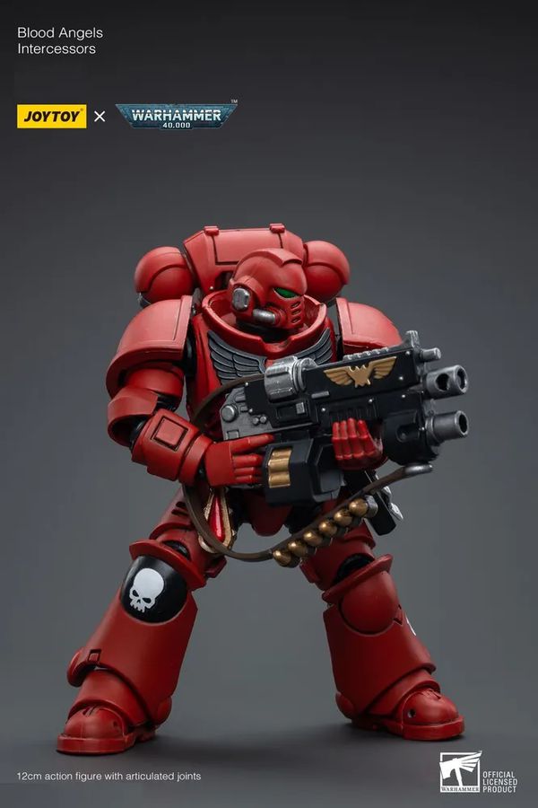 Фигурка Warhammer 40000 - Кровавый Ангел Заступник (Blood Angels Intercessors JOYTOY) 1:18 изображение 8