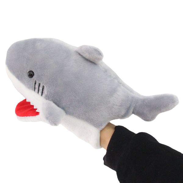 Мягкая игрушка Акула на руку 28 см изображение 5
