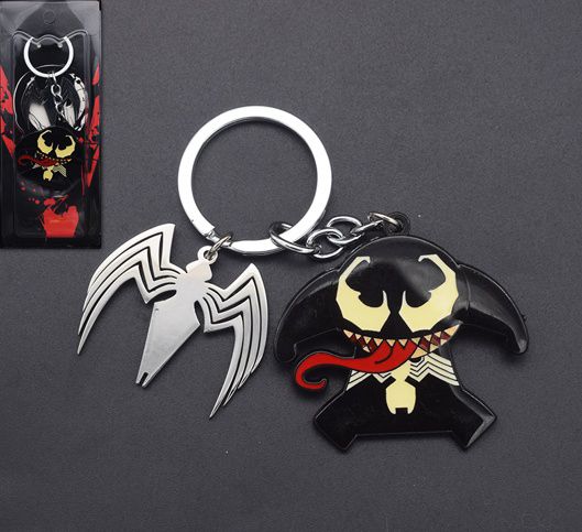Брелок Веном чибик (Venom) металлический 4.5 см