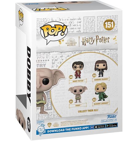 Фигурка Funko POP! Добби с носком в книге - Гарри Поттер (Harry Potter - Dobby) №151 изображение 3