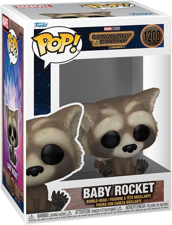 Фигурка Funko POP! Стражи Галактики 3 - Малыш Ракета (Guardians of the Galaxy 3 - Baby Rocket)