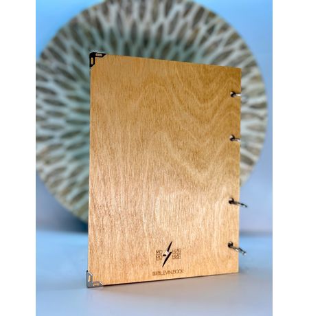 Блокнот деревянный - Заяц, Молния изображение 4