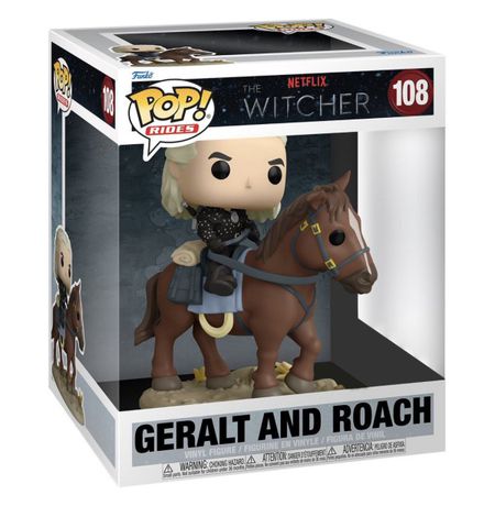 Фигурка Funko POP! Ведьмак Геральт и Плотва Эксклюзив (Witcher Geralt and Roach Exclusive) №108 изображение 2