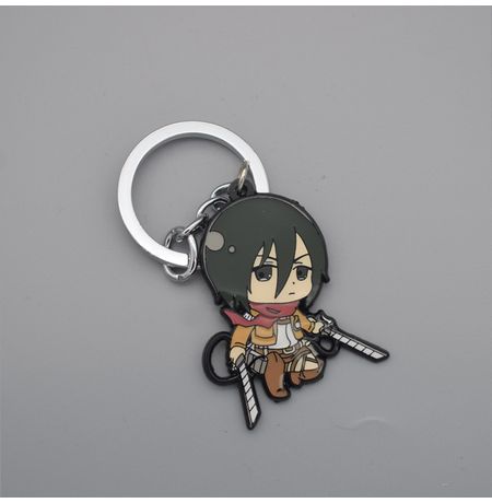 Брелок Атака на Титанов - Микаса Аккерман (Attack on Titan), металл