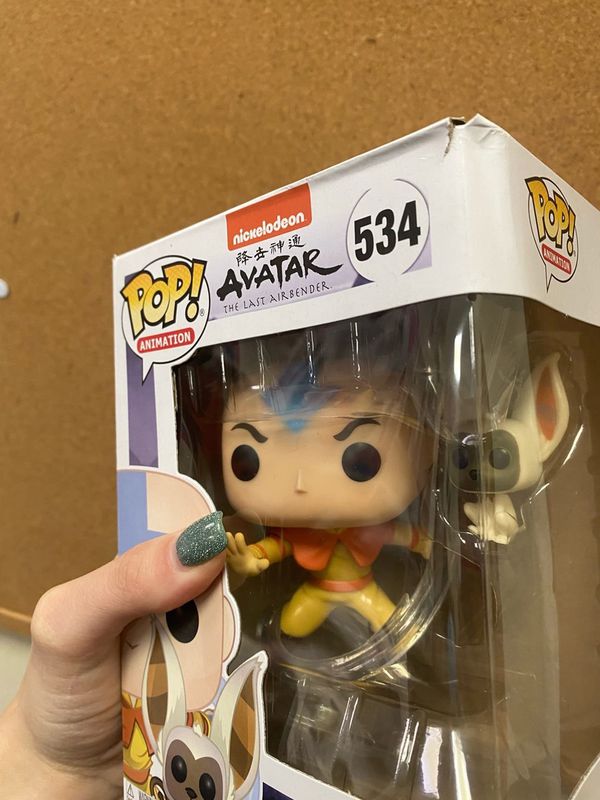 Фигурка Funko POP! Аватар - Аанг с Момо (Avatar The Last Airbender - Aang with Momo) УЦЕНКА изображение 2