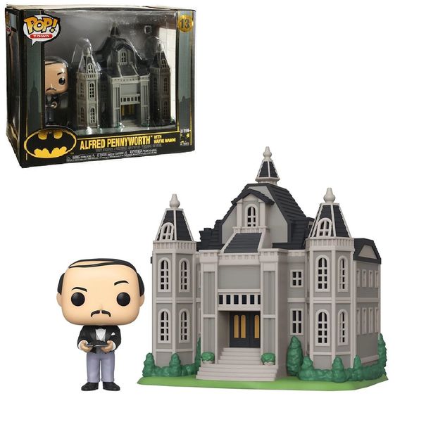 Фигурка Funko POP! Бэтмен - Поместье Уэйнов и Альфред (Wayne Manor with Alfred) 80th Anniversary
