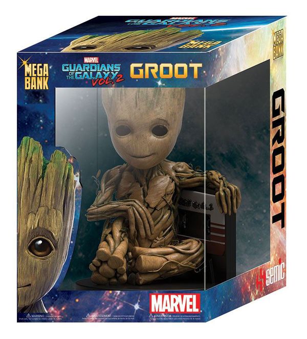 Копилка Грут с кассетой (Groot - Marvel) 25 см изображение 5