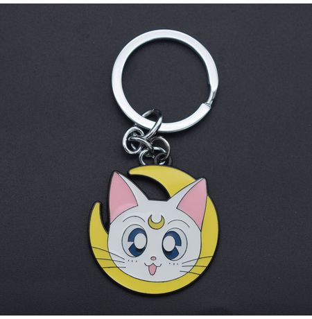 Брелок Сейлор Мун - кошка Диана (Sailor Moon - Diana) 3.5 см металл