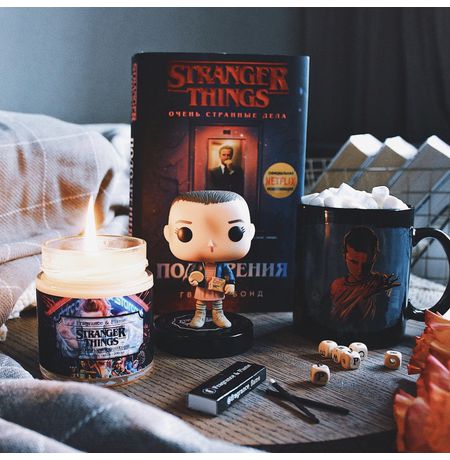Свеча Stranger Things - Очень Странные Дела, ароматическая 100 мл