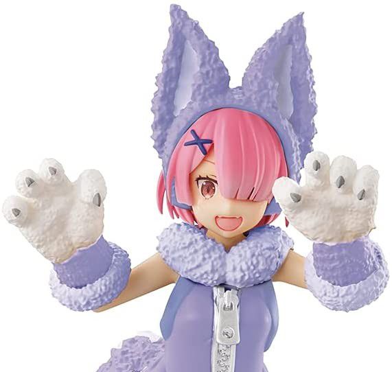 Фигурка Рам Волк - Жизнь с нуля (Re:Zero - SSS Wolf & Seven Kids Ram) 20 см лицензия