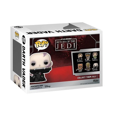 Фигурка Funko POP! Звёздные Войны - Дарт Вейдер без маски (Star Wars: RotJ 40th - Darth Vader) изображение 3