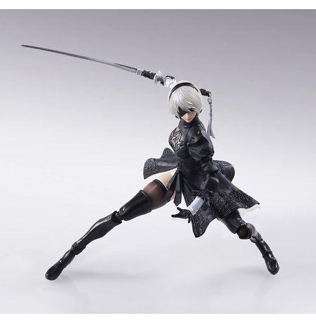 Фигурка NieR Automata 2B & Machine Lifeform Type B Square Enix 15 см изображение 7