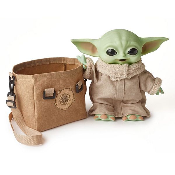Мягкая игрушка Малыш Йода, в сумке - Звёздные Войны 28 см (The Mandalorian - The Child) Mattel изображение 4