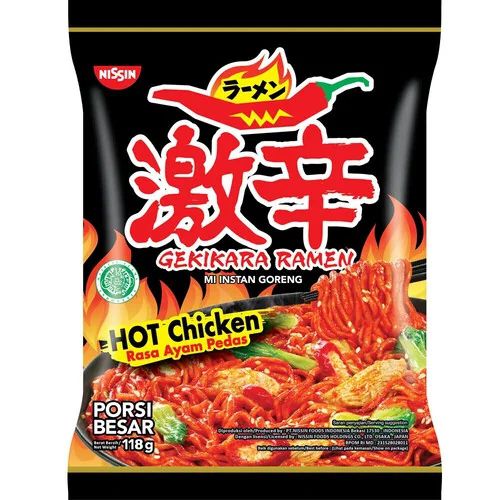 Лапша Nissin Gekikara Extra Hot Chicken