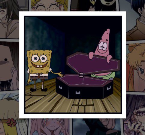 Стикер Губка Боб и Патрик STICKERS.ONE