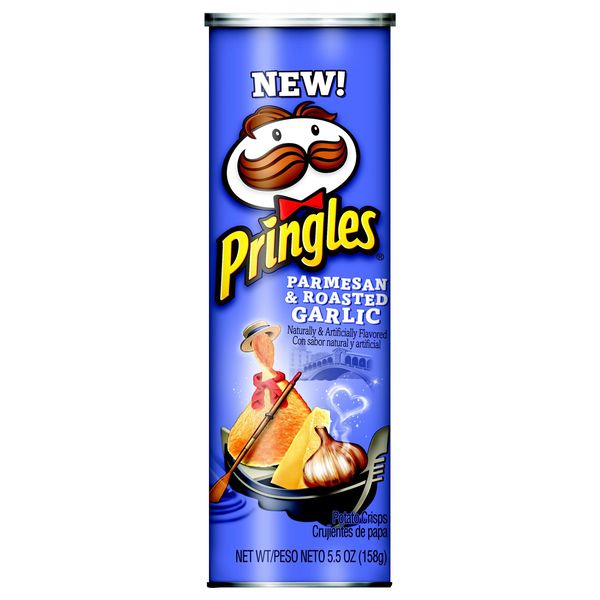 Чипсы Pringles Пармезан и Жареный чеснок