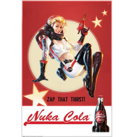 Постер Fallout 4 - Ядер-Кола (Nuka Cola)