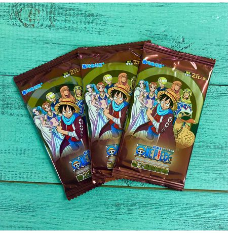 Коллекционные карточки One Piece Категория А+ Набор из 3 бустеров (Большой Куш)