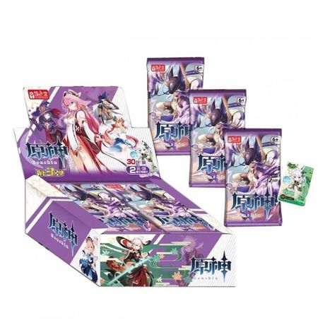 Коллекционные карточки Genshin Impact Категория А 5 штук в бустере Tier 2 (Геншин Импакт) изображение 2