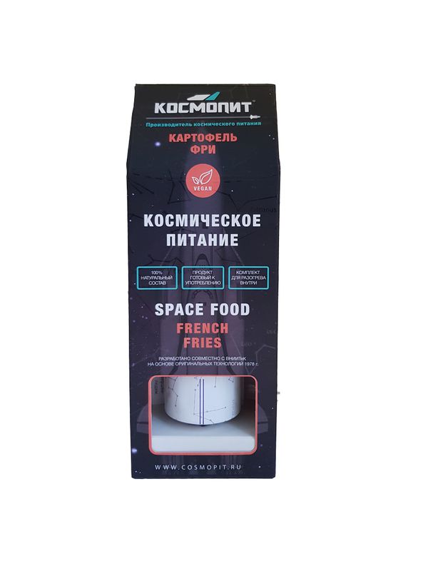 Космическое питание Картофель фри, в коробке