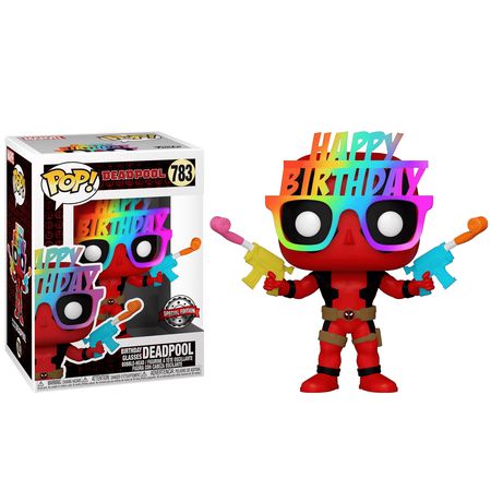 Фигурка Funko POP! Дэдпул в праздничных очках Эксклюзив (Birthday Glasses Deadpool Special Edition)