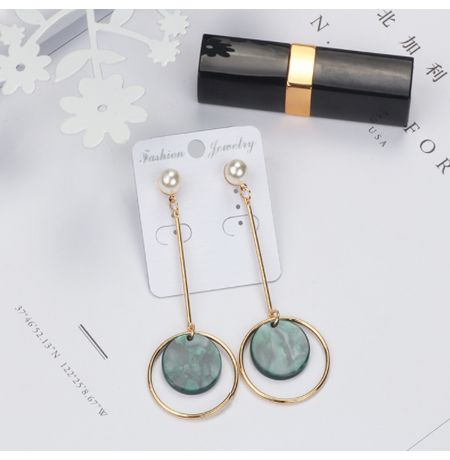 Серьги Жемчужина и круги