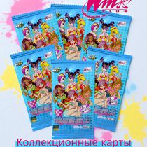 Коллекционные карточки Клуб Винкс Тир 1, набор из 6 бустеров