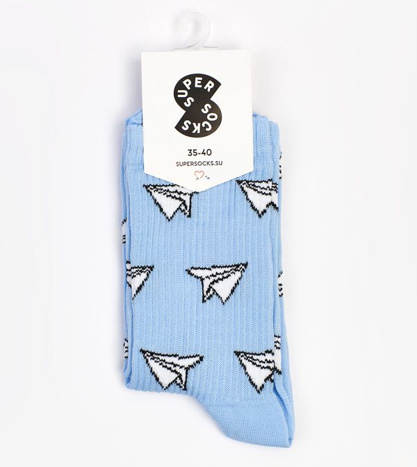 Носки SUPER SOCKS Оригами Самолет (размер 40-45) изображение 2