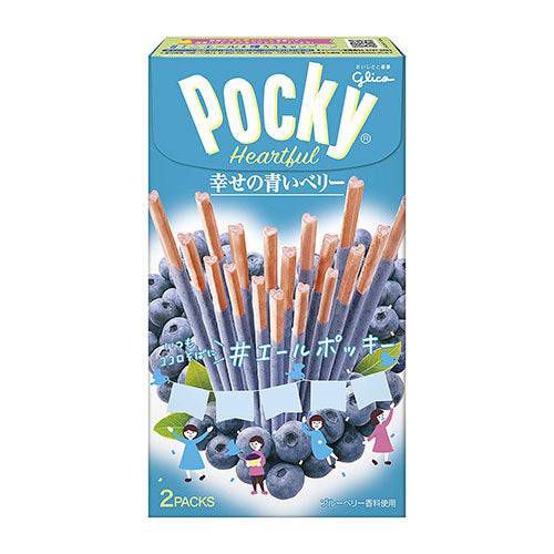 Pocky Черника с шоколадной крошкой, двойнная упаковка, Япония