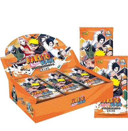 Коллекционные карточки Наруто Серия 3 - Тир 1 - 5 штук в бустере (Naruto)
