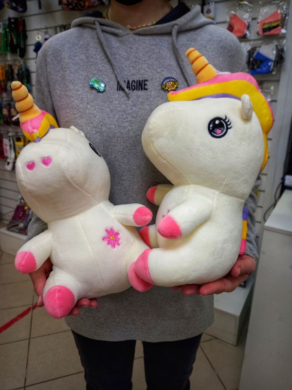 Мягкая игрушка Малыш Единорог трогательный 30 см