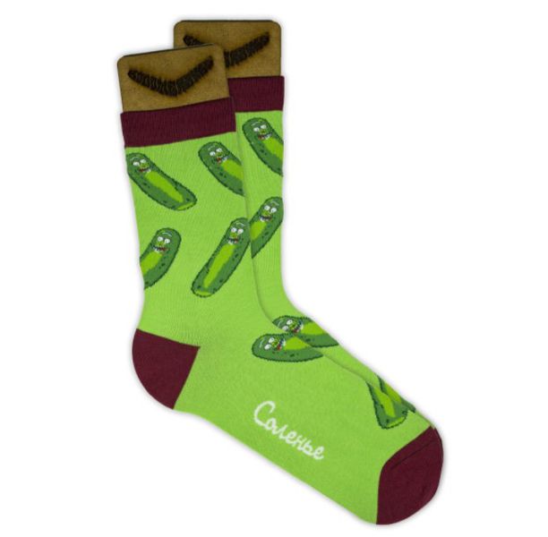 Носки Рик и Морти - Огурчик Рик (размер 34-39), BOOOMERANGS