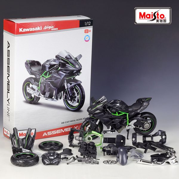 Модель для сборки Kawasaki Ninja H2R (Maisto Die Cast Model Kit) 1:12