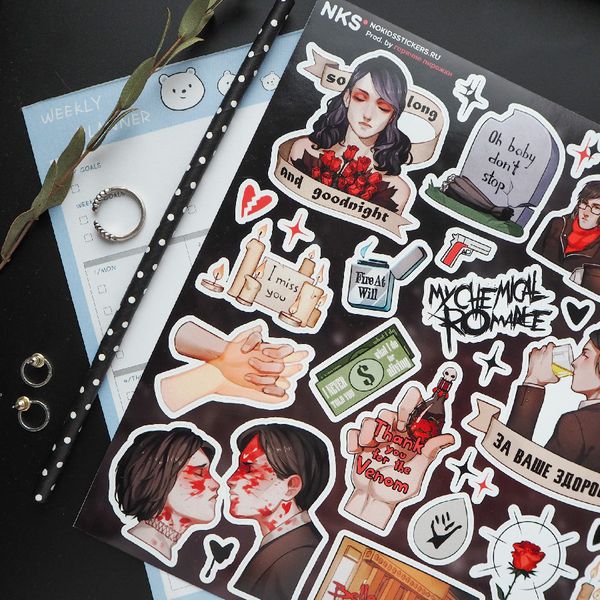 Стикеры My Chemical Romance NKS изображение 3