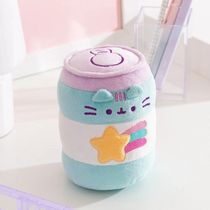 Мягкая игрушка Кот Пушин Банка с газировкой (Pusheen Cat) 19х10 см