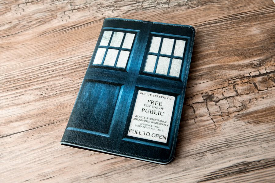 Обложка на паспорт Тардис (Доктор Кто Doctor Who)