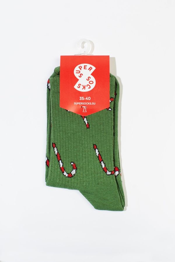 Носки SUPER SOCKS Карамель Новогодние (размер 40-45)